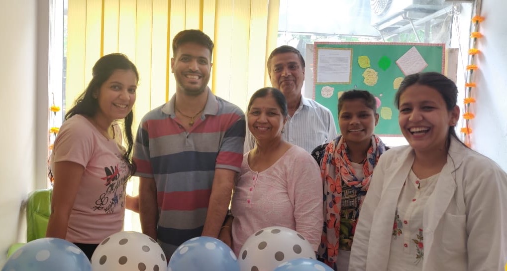 birthday celebration of Physioheal's Patient